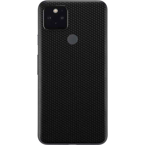 Specialty Vinyl Black Hex Texture Google Pixel 5 Skin